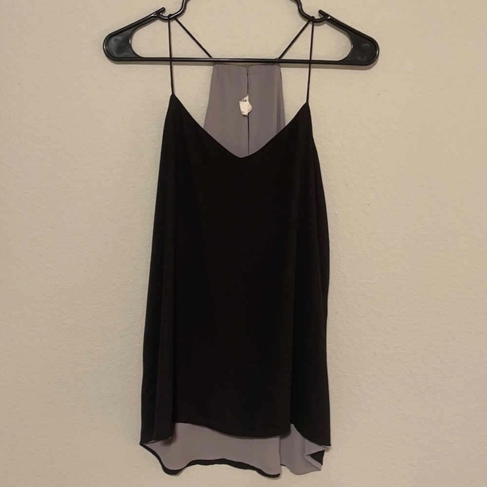 Reversible Black / Gray Tank Top